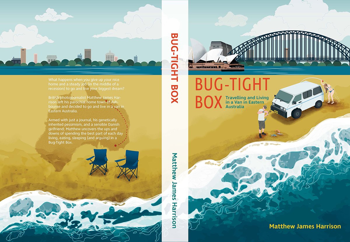 Bug-tight Box book cover illustration and design