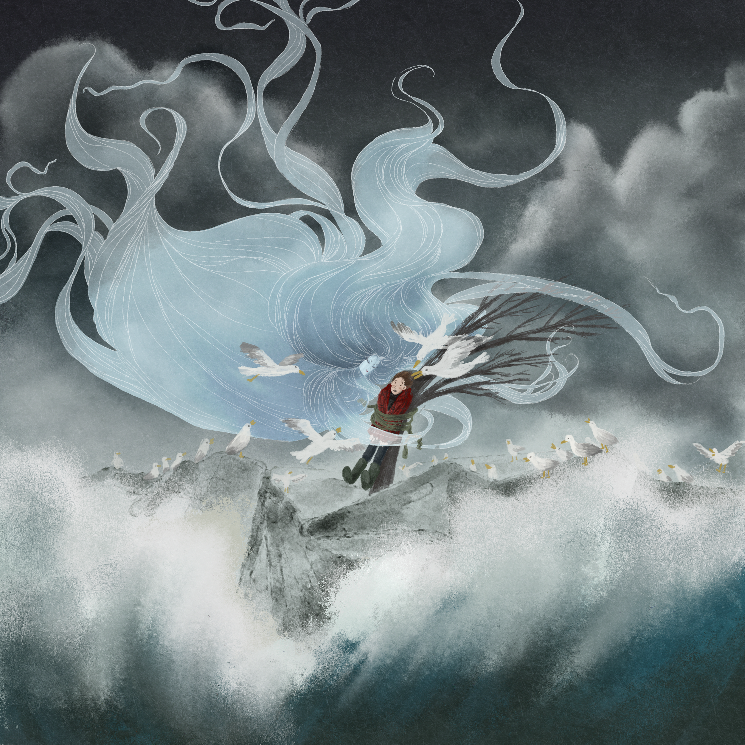 Children's book initial concept illustration