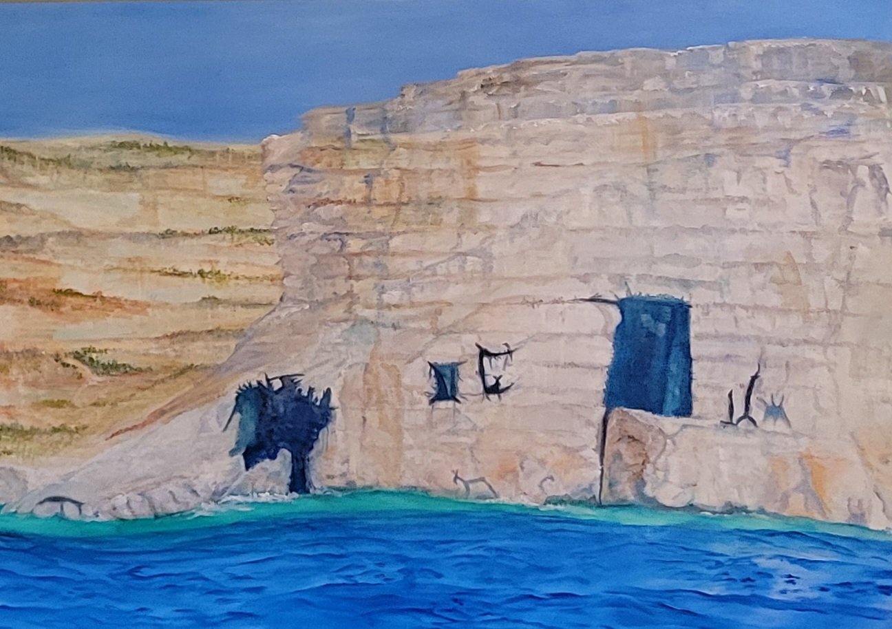 The Shadows of Dingli #4 (Malta), oil on canvas, 32x42-2023
Sacha Colvin