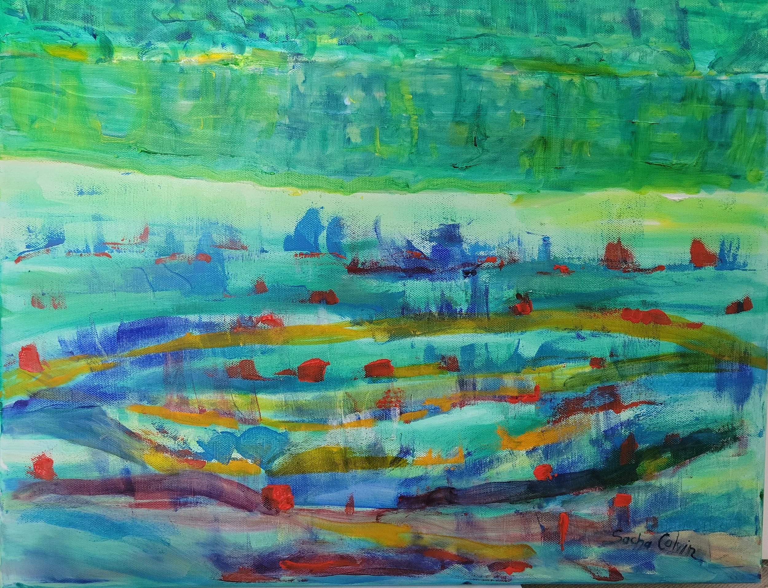 Sea of Change, oil on canvas, 2025
16x20x0.75