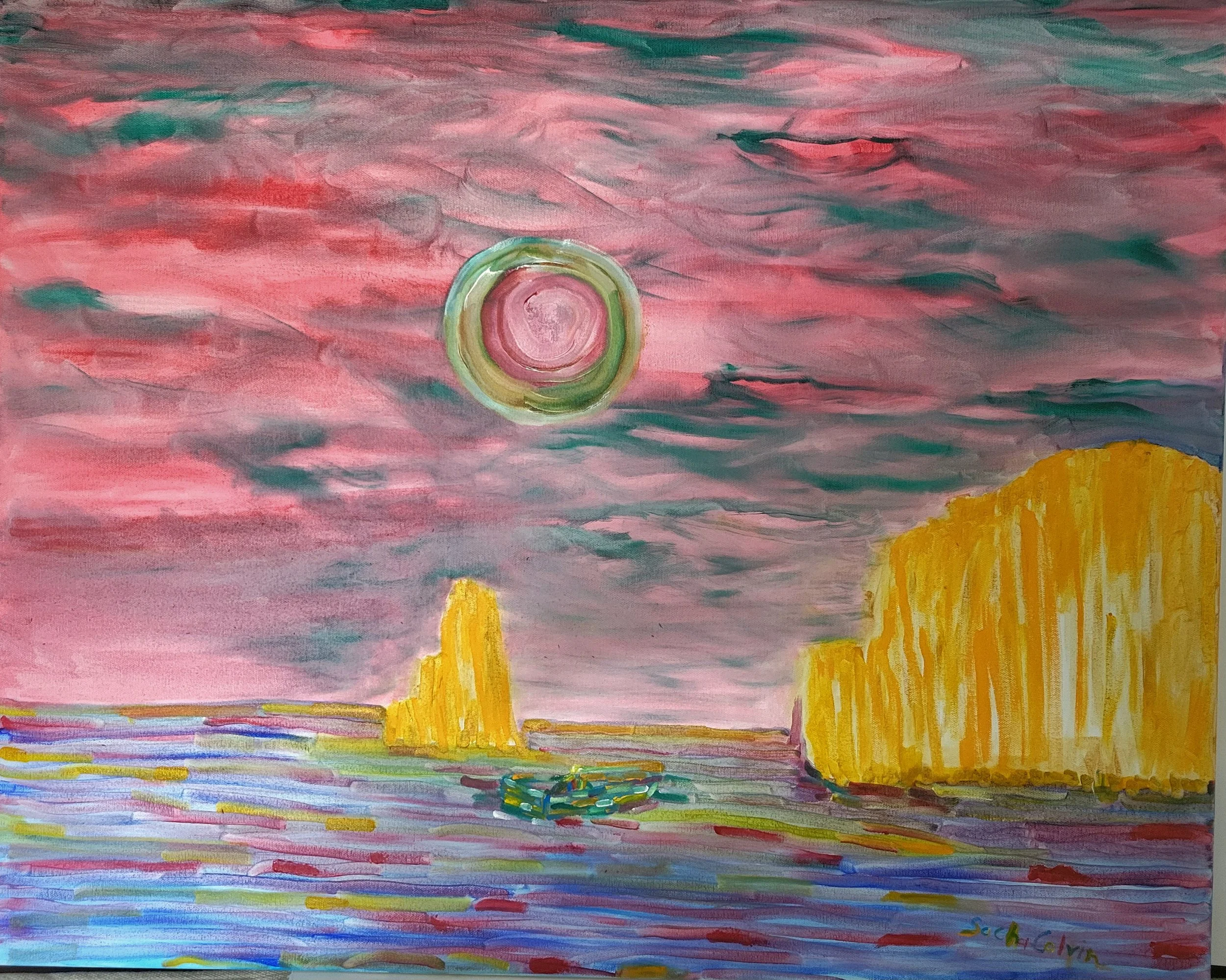 Jewell Box, oil on canvas, 24x30x1.375, 2025