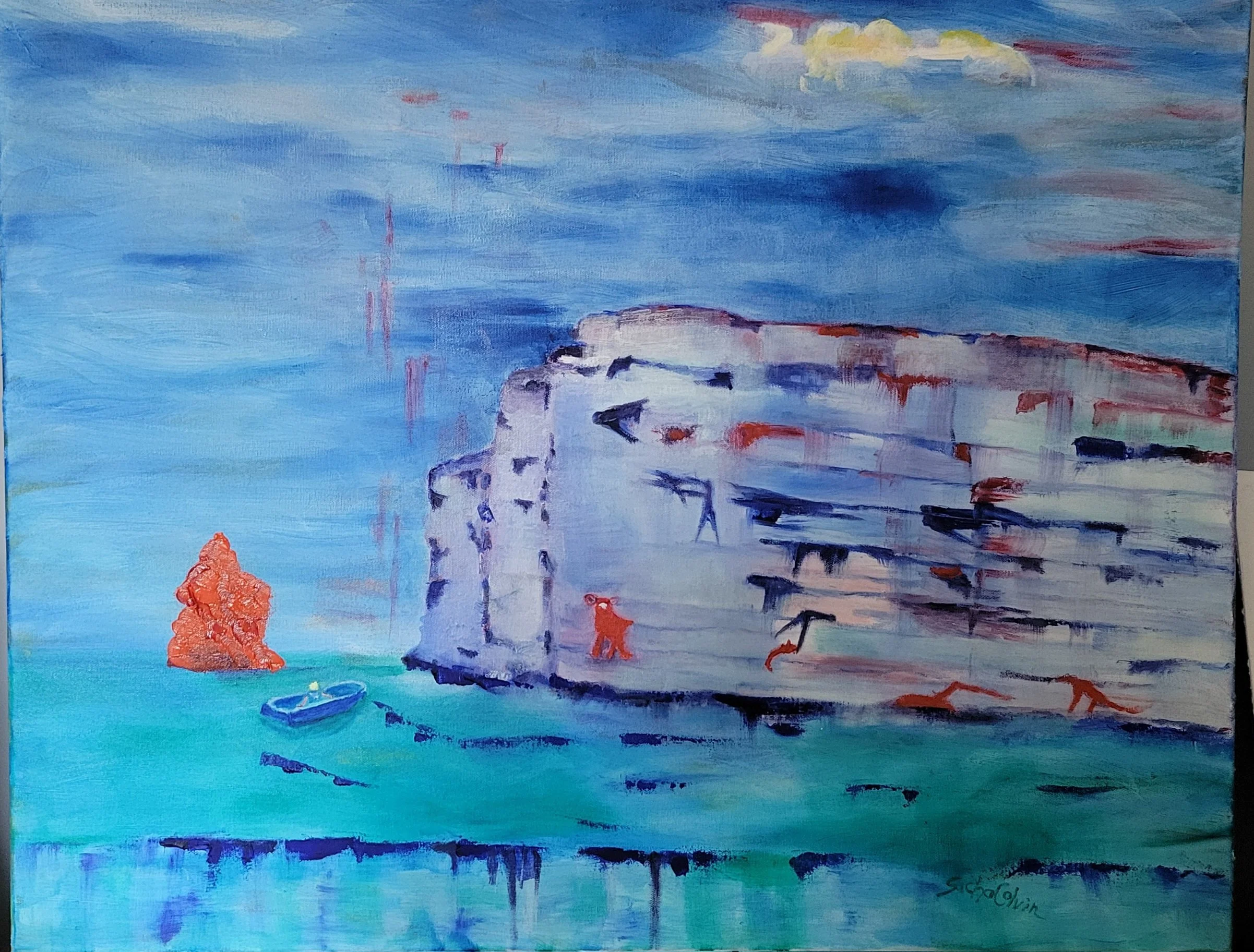 Shining Light, 24x30x13/8, Oil on canvas, 2026