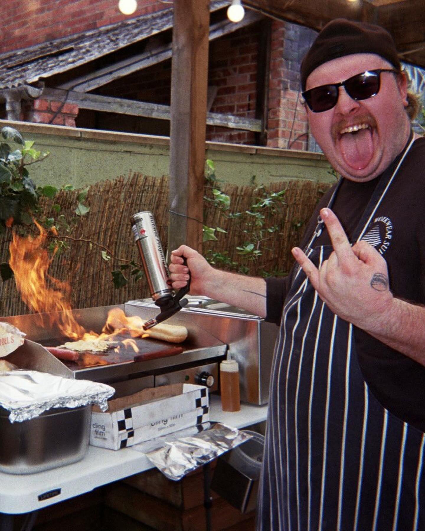 It&rsquo;s our first BBQ Garden Party of the season 🌞 and we have our pal Ryan (aka Mr Wrongun&rsquo;s) firing up the grill with &pound;3 glizzys 🌭 - come rain or shine we have you (and the garden) fully covered with music broadcasting inside and o