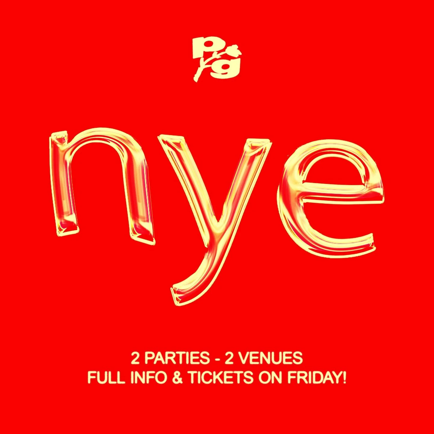 NYE incoming!

We&rsquo;ll be doing two parties again for new years eve this year&hellip;

One of our favs will be playing all night long in Paradise Garden - house, soul and all that good stuff 🪩✨

And for those looking for something a bit more lef