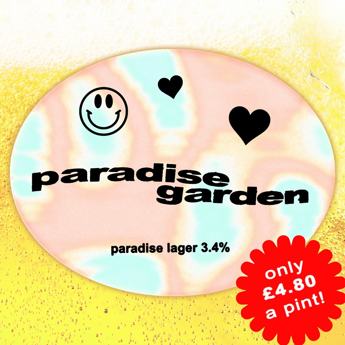 With the cost of everything spiralling across the UK, we wanted to make sure there was a draught option at PG suitable for tighter budgets - introducing Paradise Lager, a light lager that&rsquo;s crisp and easy to drink, for just &pound;4.80 for a pi