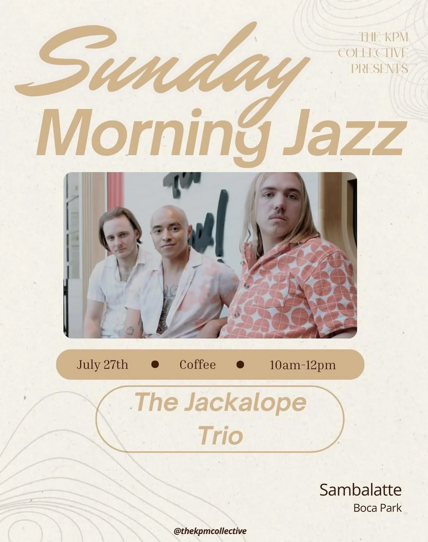 This Sunday at @sambalatte in Boca Park. Say hi and catch @kaynejguitar @benb0.5 and me on a lovely Sunday morning. 

#lasvegas #lesvegasmusic #lasvegasclarinet #lasvegasjazz #clarinet #jazzclarinet #backunmusical #クラリネット #jazzsinger