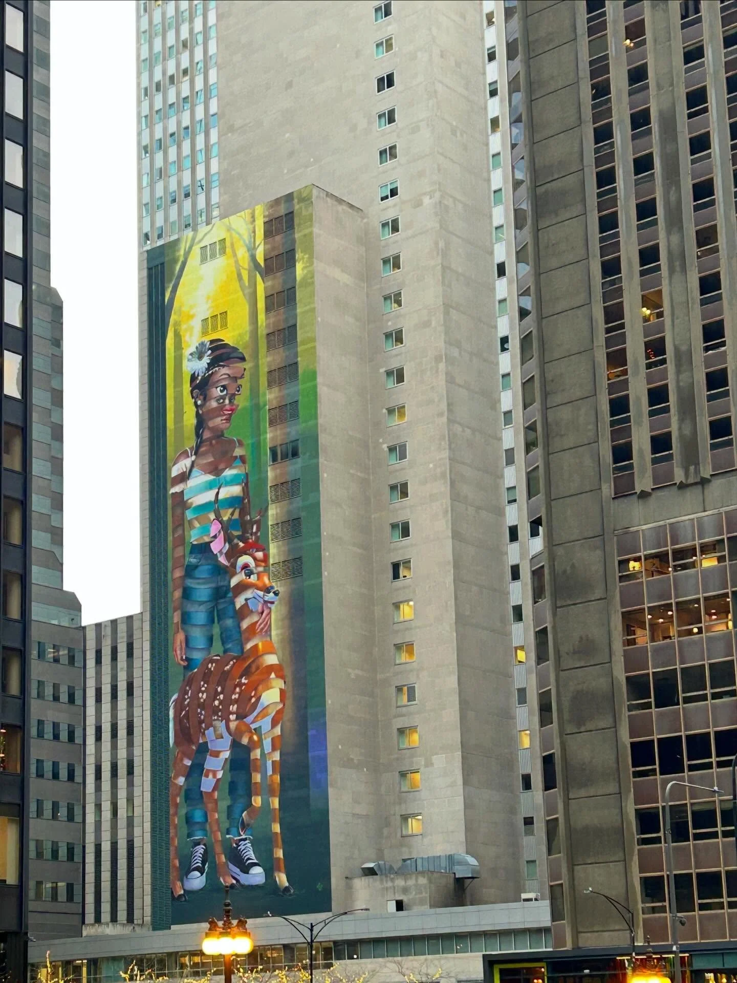 Gloomy run through Mag Mile and the lake. 

#runchicago