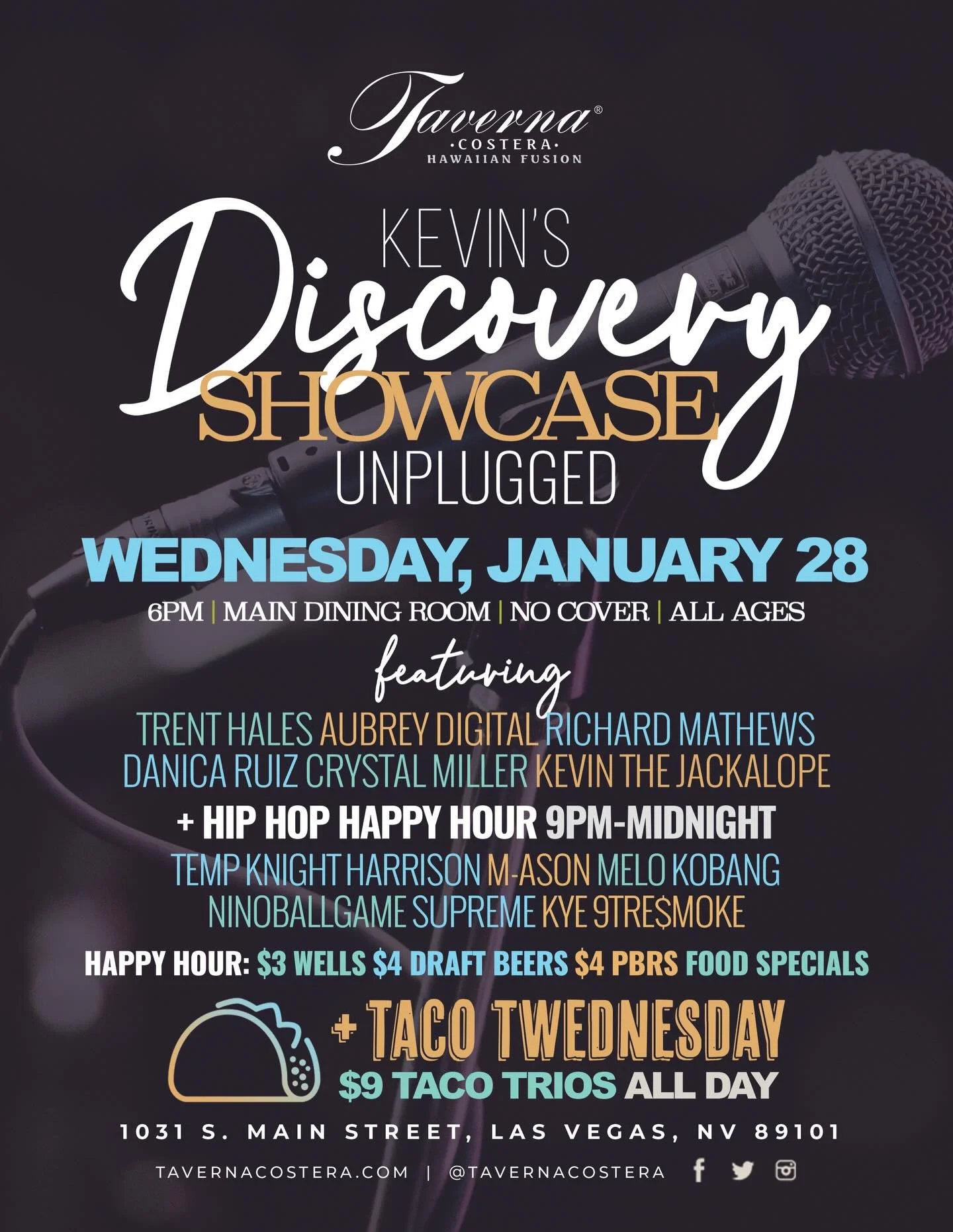 Playing tomorrow at @tavernacostera 

Anytime I&rsquo;m here I like to stretch myself and try new stuff so I&rsquo;m doing that again! Can&rsquo;t wait to play and see friends. Come through 🥳

#lasvegasmusic #lasvegassinger #clarinet #lasvegasclarin