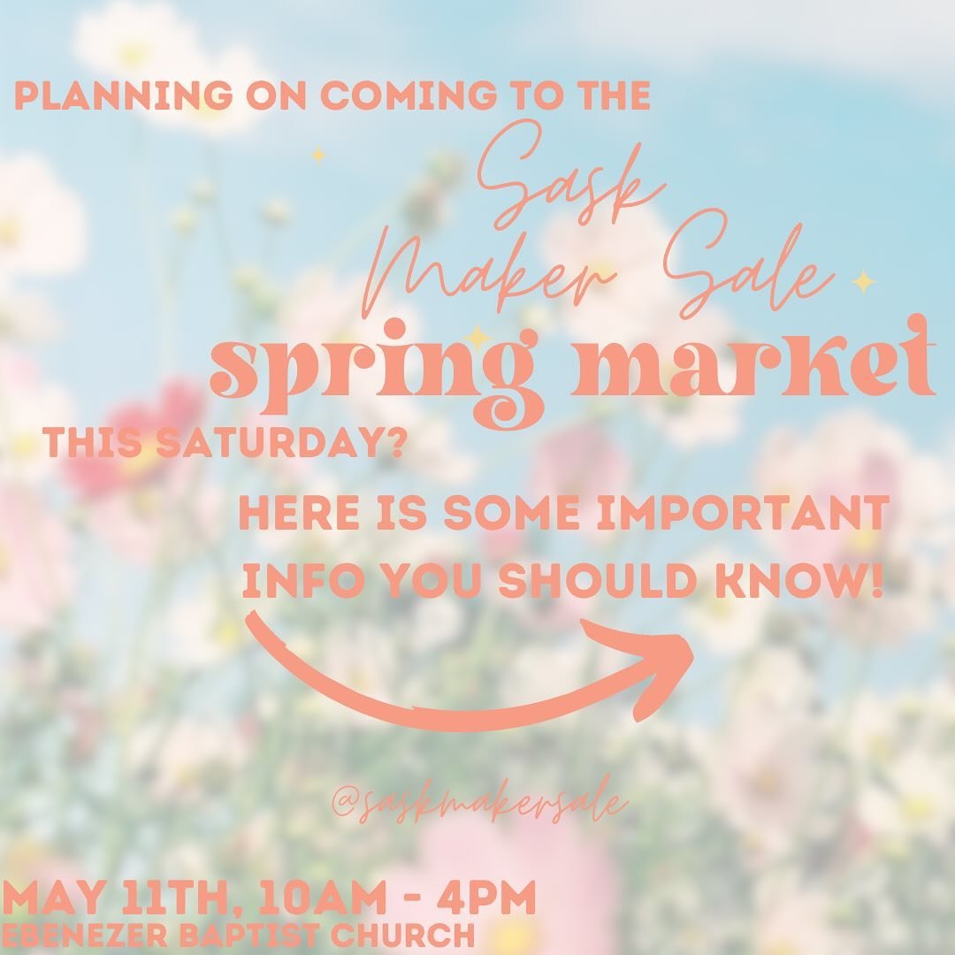 Come join us tomorrow, May 11th from 10-4!! Get your Mother&rsquo;s Day shopping done with over 50+ vendors to shop from, grab some yummy food from our food trucks, and enjoy a beautiful day supporting local!! 🛍️🤍

Here are all the details:
🎟️Our 