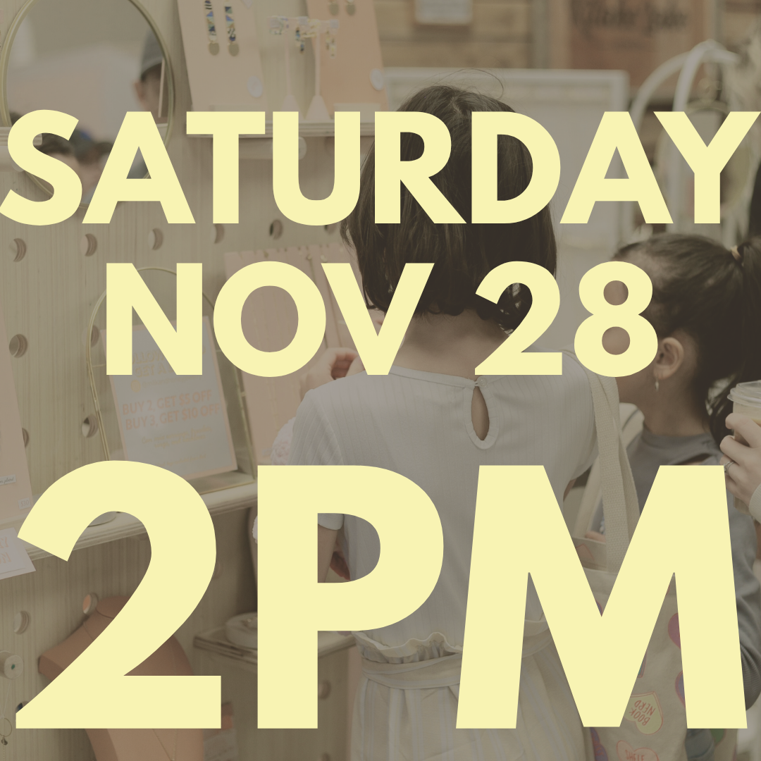 2 PM - Sask Maker Sale Christmas Market Ticket - SATURDAY, Nov 28th, 2026