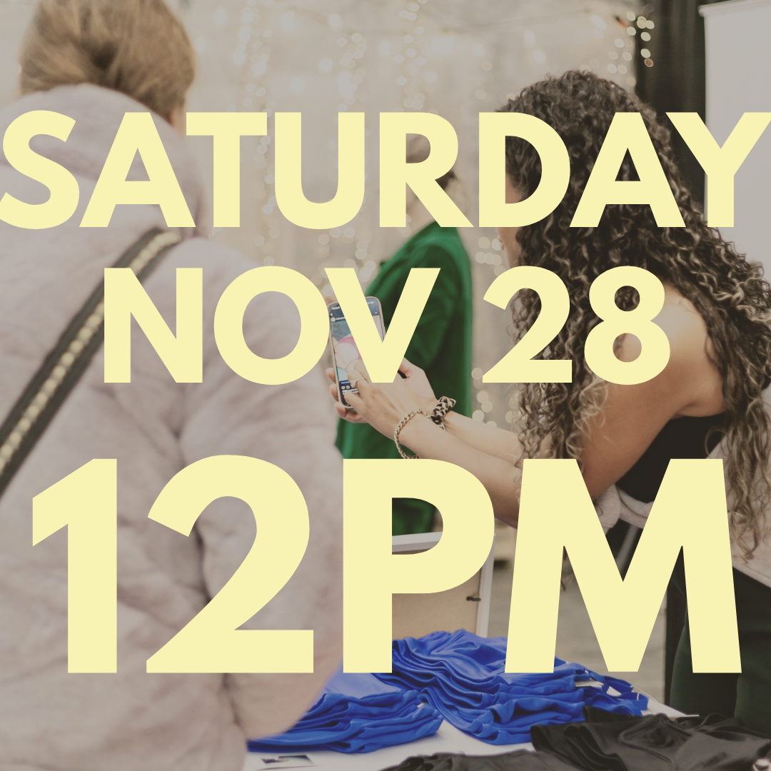 12 PM - Sask Maker Sale Christmas Market Ticket - SATURDAY, Nov 28th, 2026