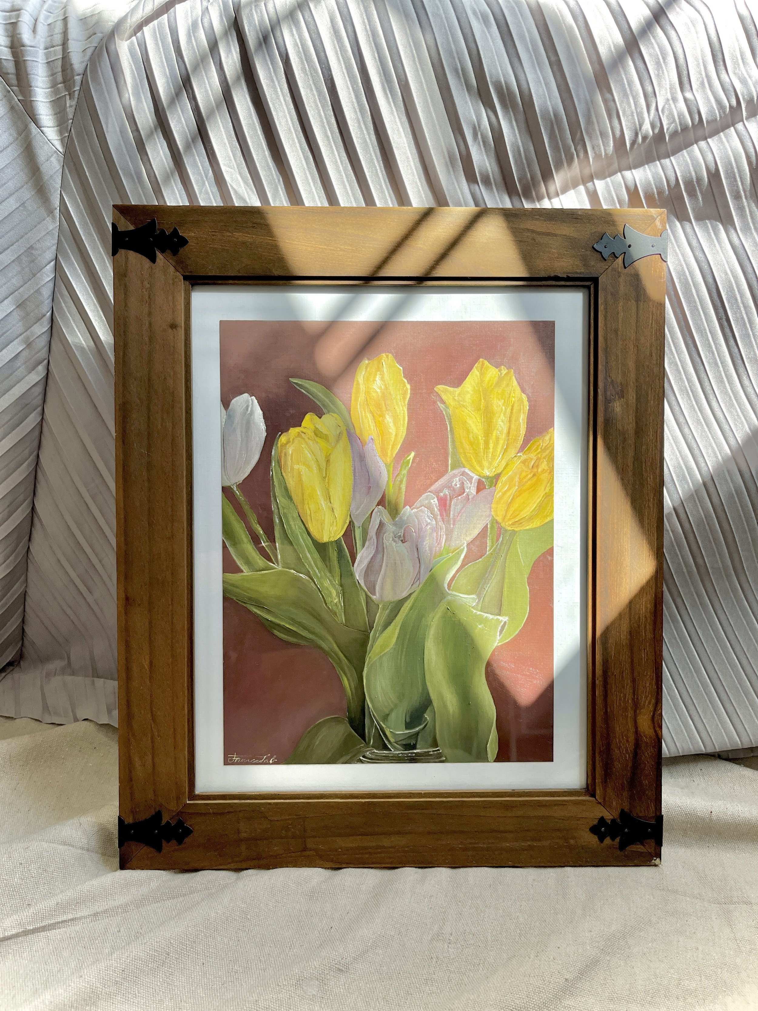 《Tulips》Oil 8.5 x 11"
