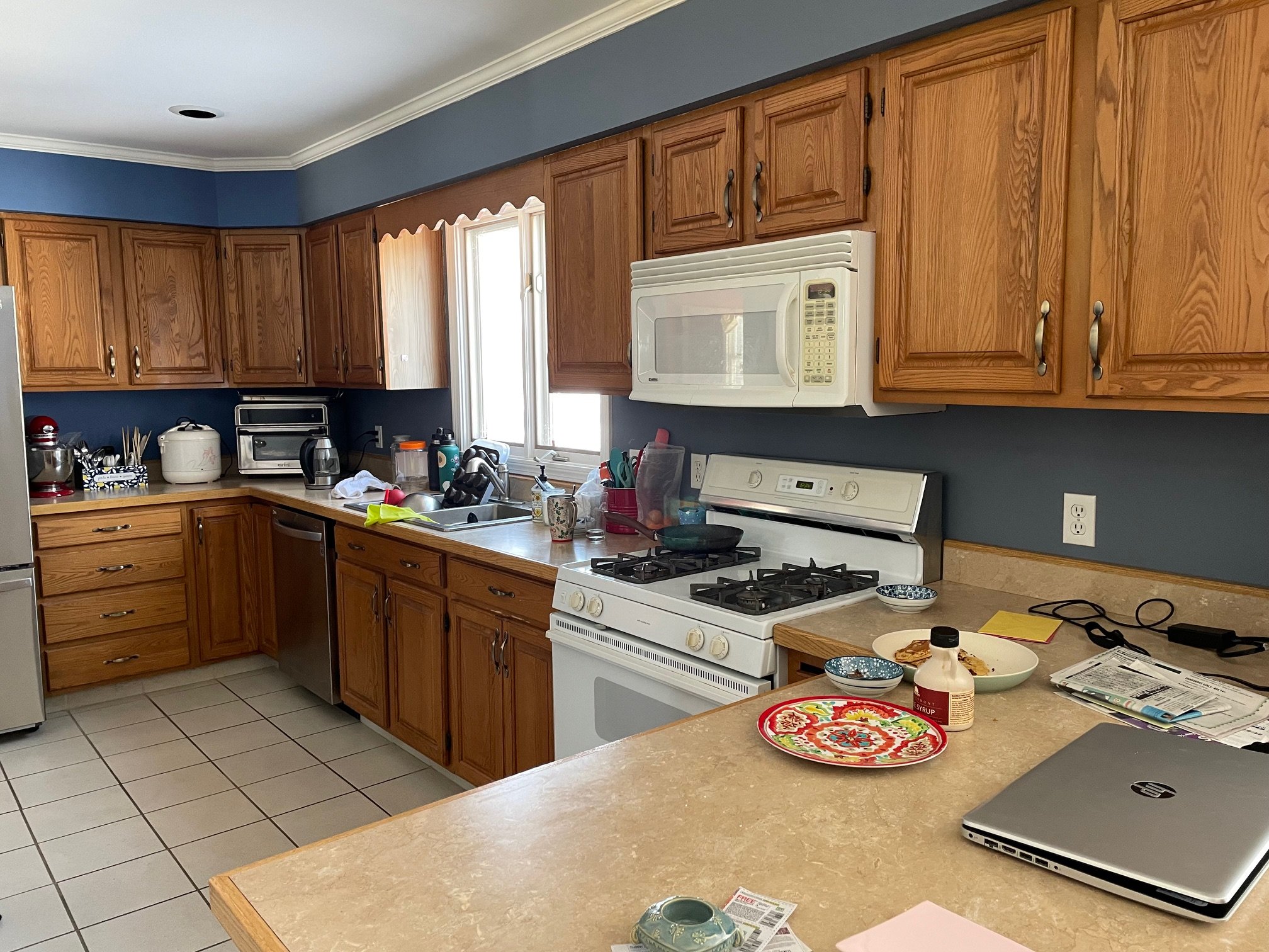 before shot kitchen renovation for interior designer