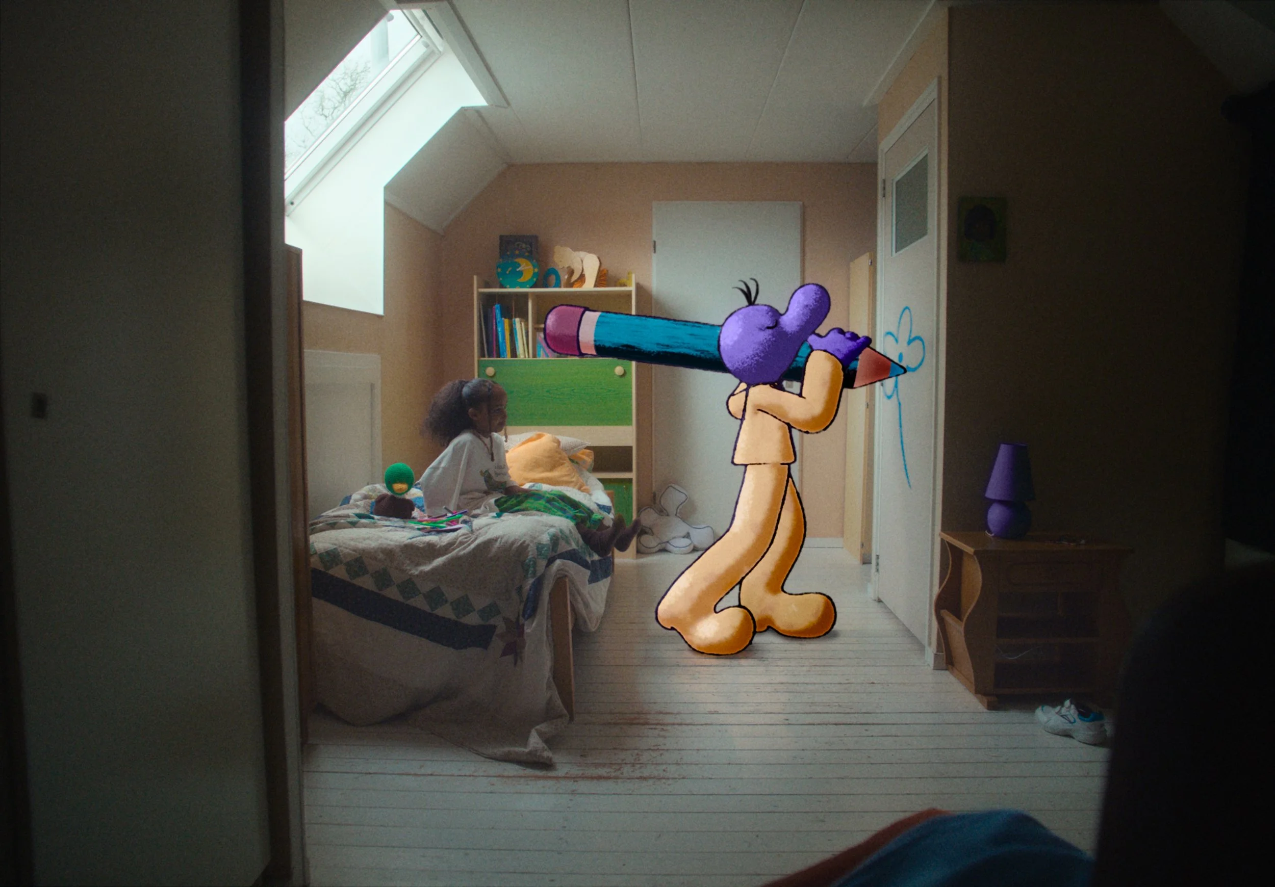 Art session with Freddie