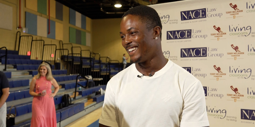 Terry McLaurin helps local young people prepare for job market