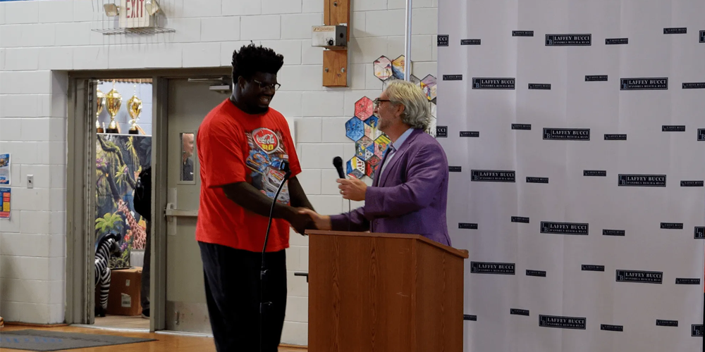 Laffey Bucci Teams Up With Philadelphia Eagles Star Jordan Davis for Back-to-School Giveaway