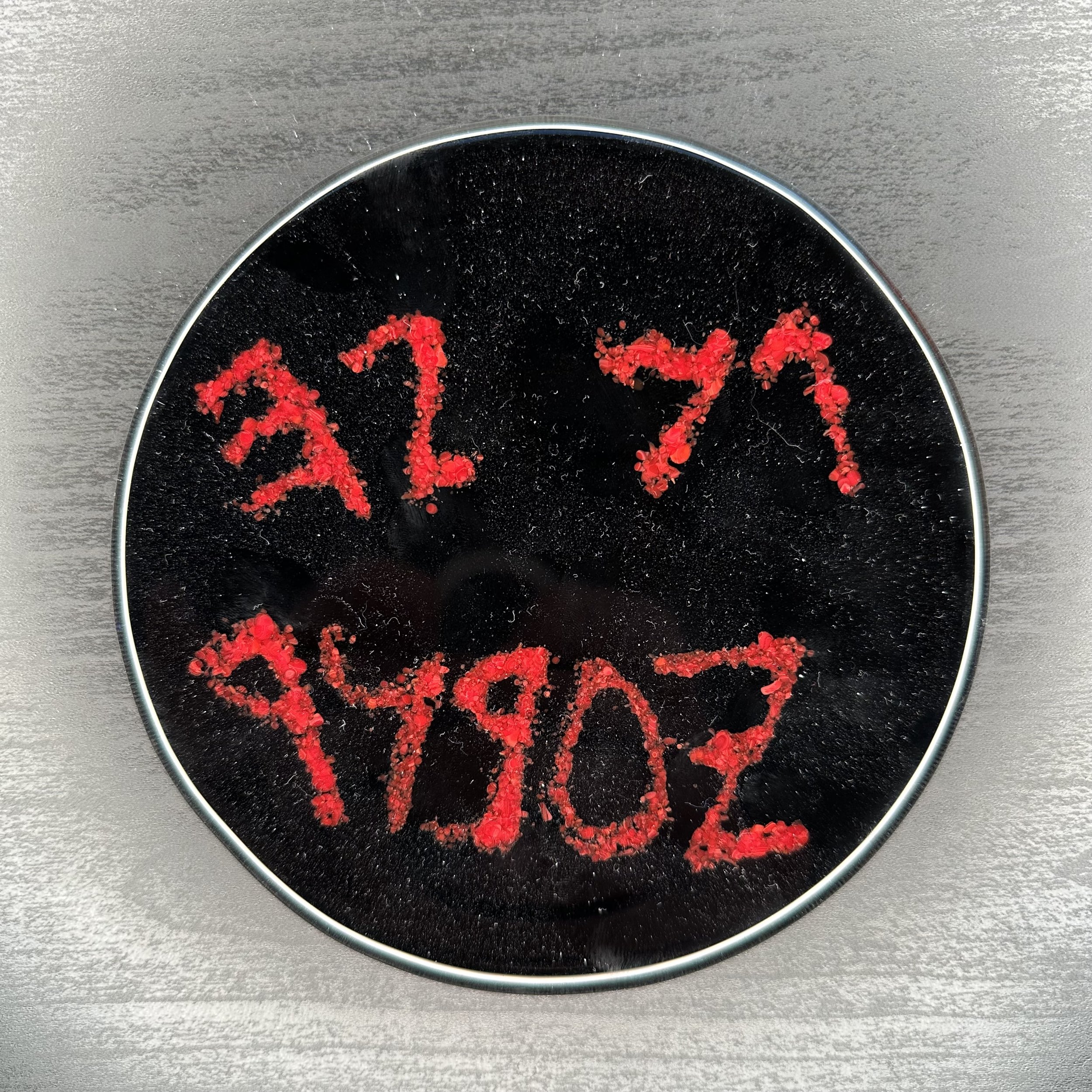 "This too shall pass," Paleo-Hebrew, glass