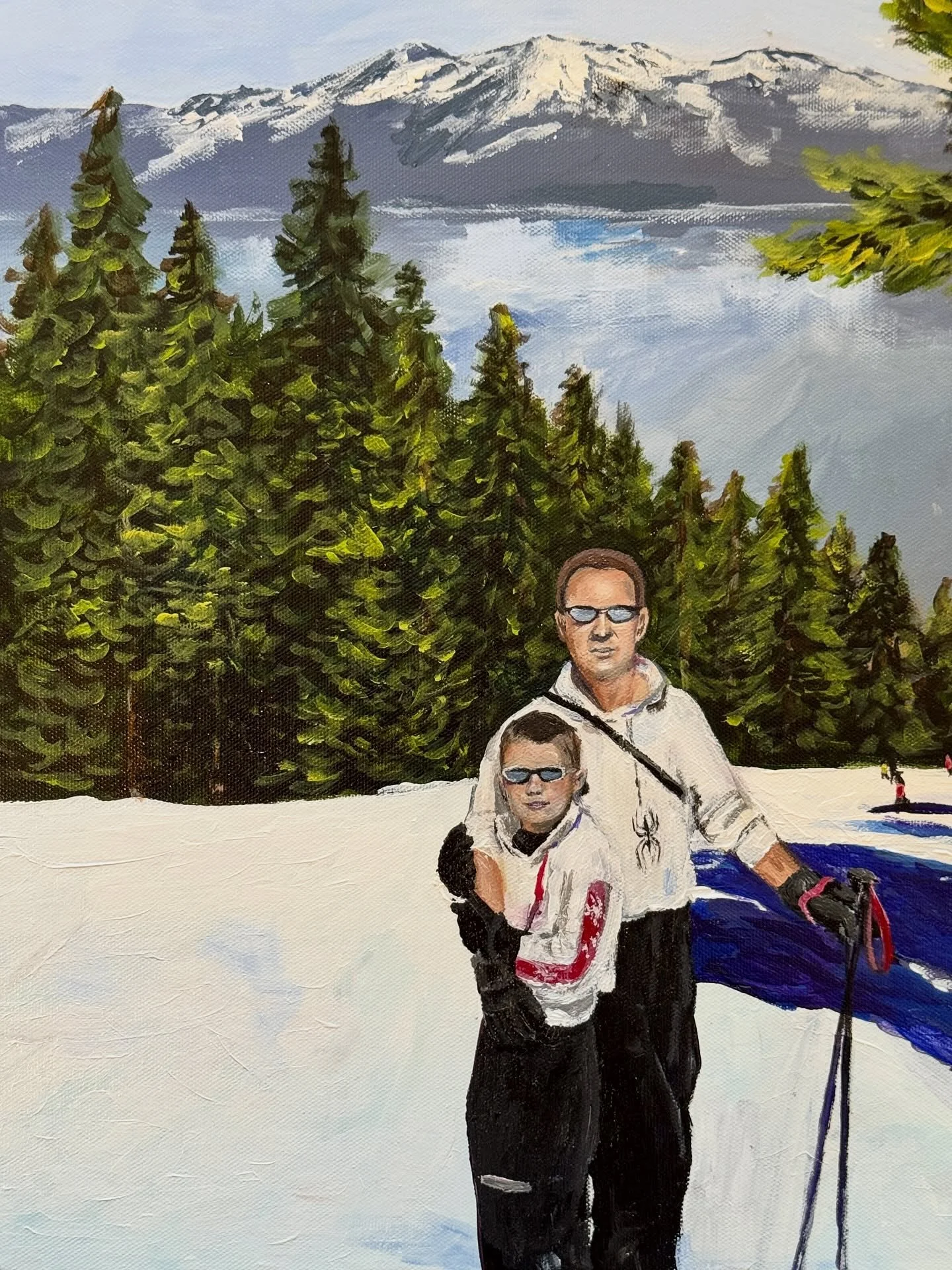 painting commissions always have my heart, but this one was just extra special🤍🤍🤍