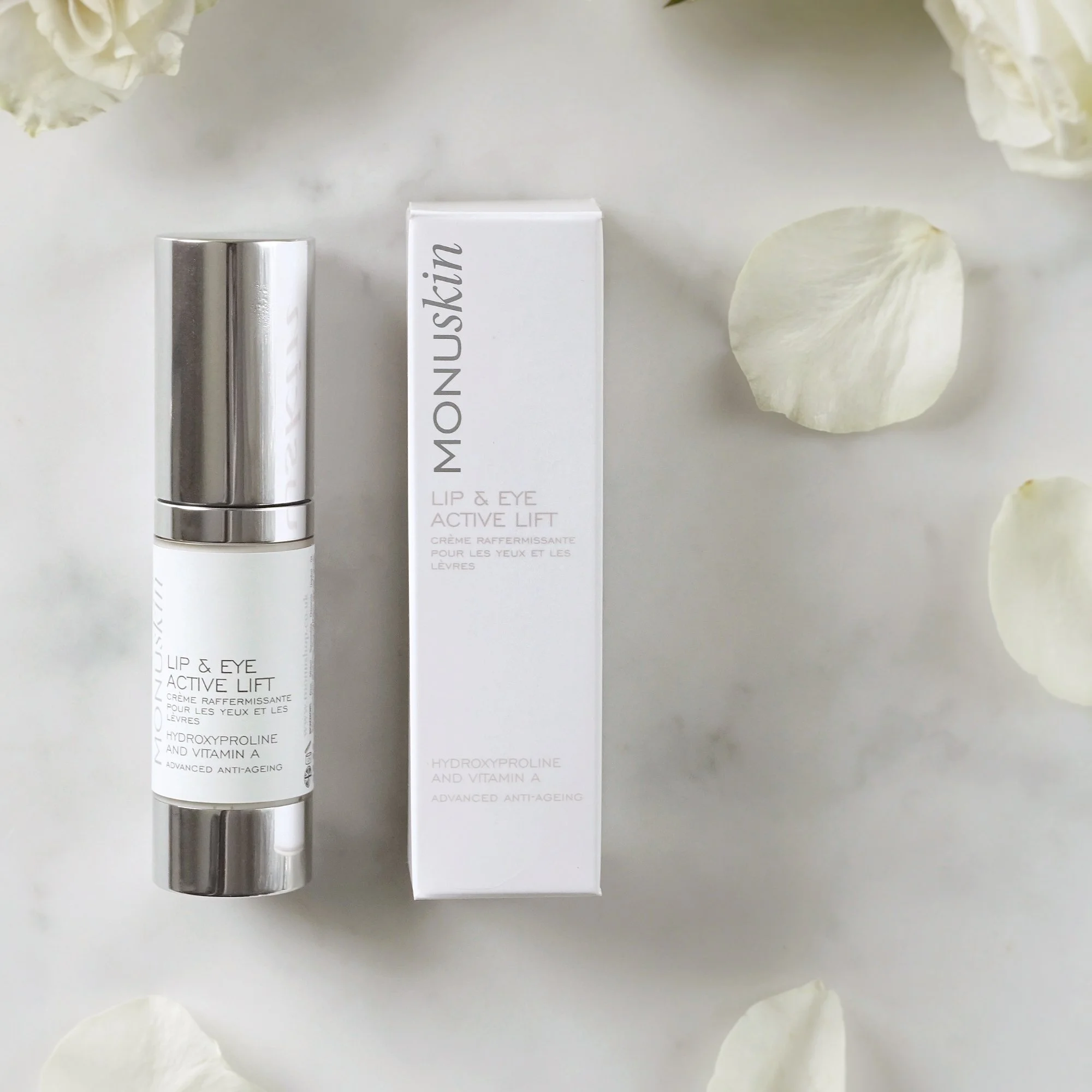 Lift, firm and brighten where it matters most. RENU Lip &amp; Eye Active Lift targets fine lines, puffiness and dark circles with Arnica, Hyaluronic Acid and Polysaccharides. A daily essential that leaves eyes refreshed and lips beautifully smooth.
