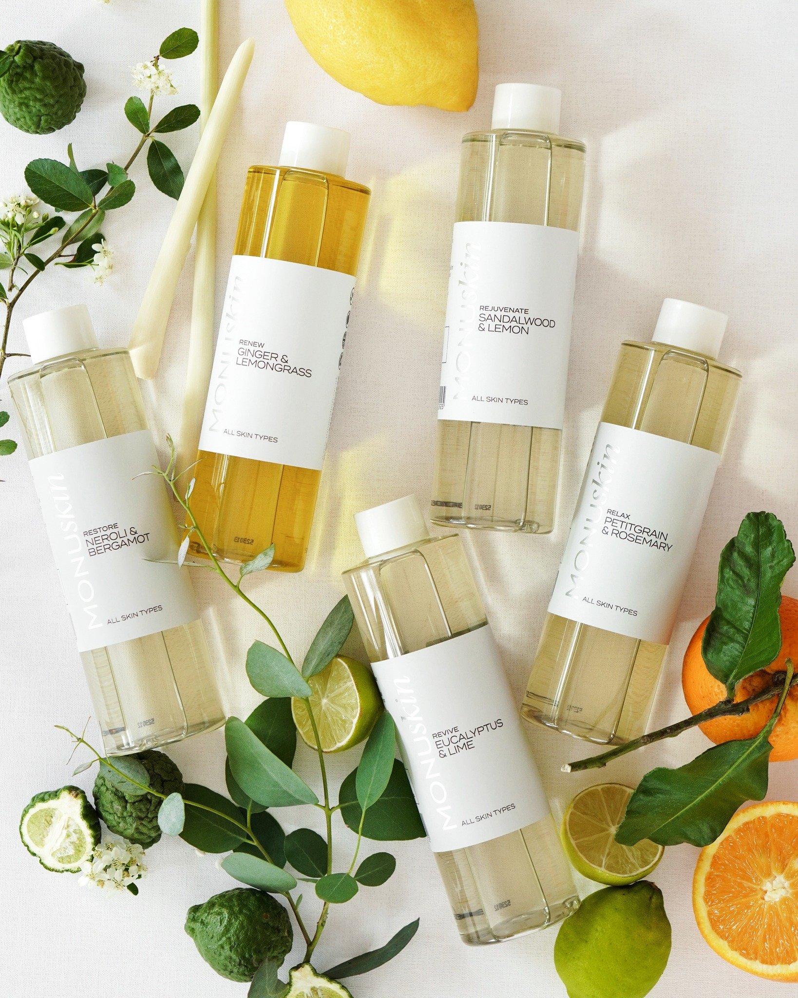 Five body oils. Five elemental moods. One considered ritual.

Created around the natural rhythms of skin and wellbeing, our Body Oil Collection allows you to choose what your body needs, when it needs it.

RENEW to energise and awaken.

RESTORE to no