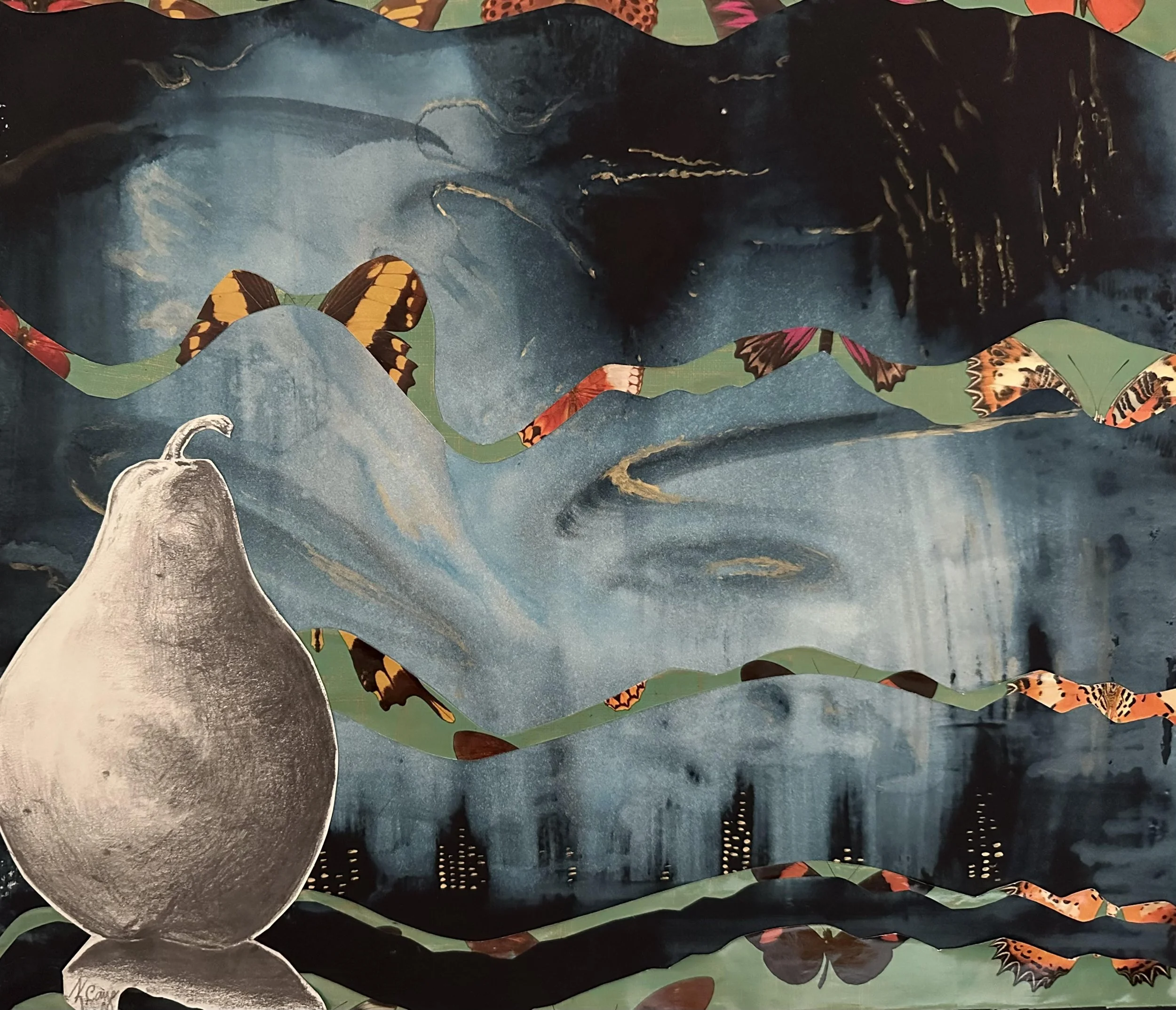 May 2023. Navigating Traditions. Multi-media 1.25 x 14 inches..jpg