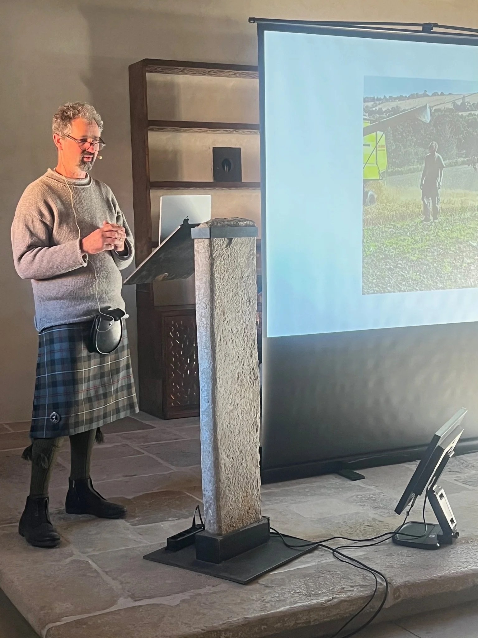 Ben presenting our story 