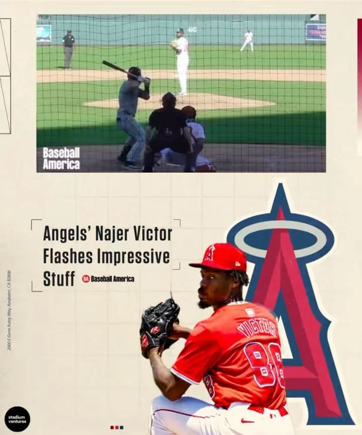 Angels RHP prospect Najer Victor hit 100 mph this season and struck out hitters at a 14.39 K/9 clip &mdash; a rate that would rank 2nd in MLB. Now he&rsquo;s carrying the heat into the Arizona Fall League.🔥🌵

@angels @mlbazfallleague

#angels #pitc