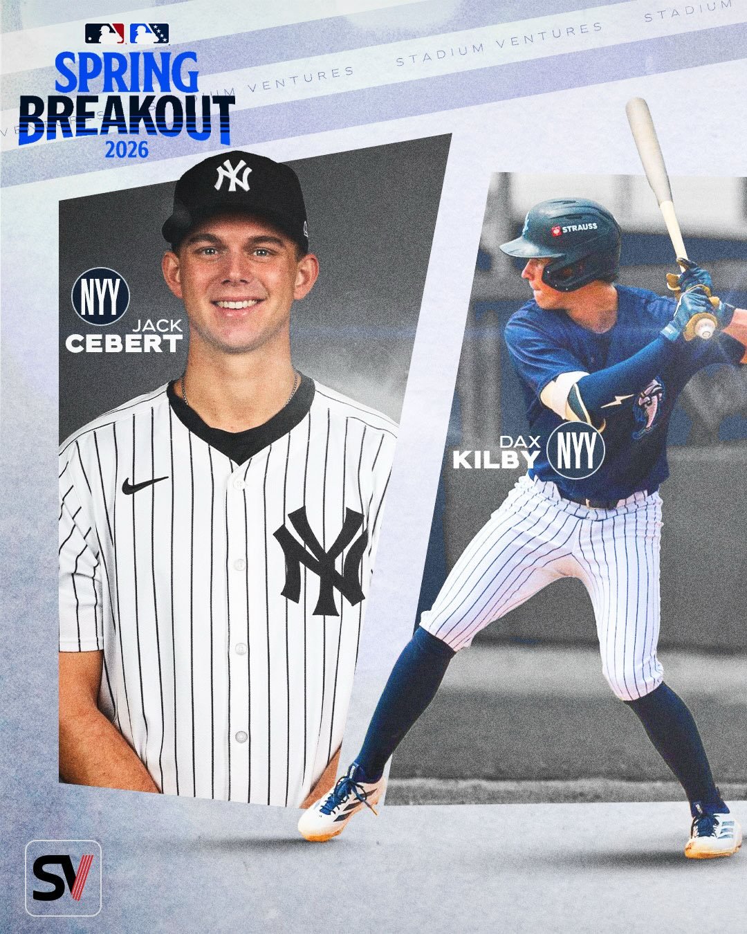 Rising stars. Bright lights. The @mlb spring breakout series starts today! 🔥