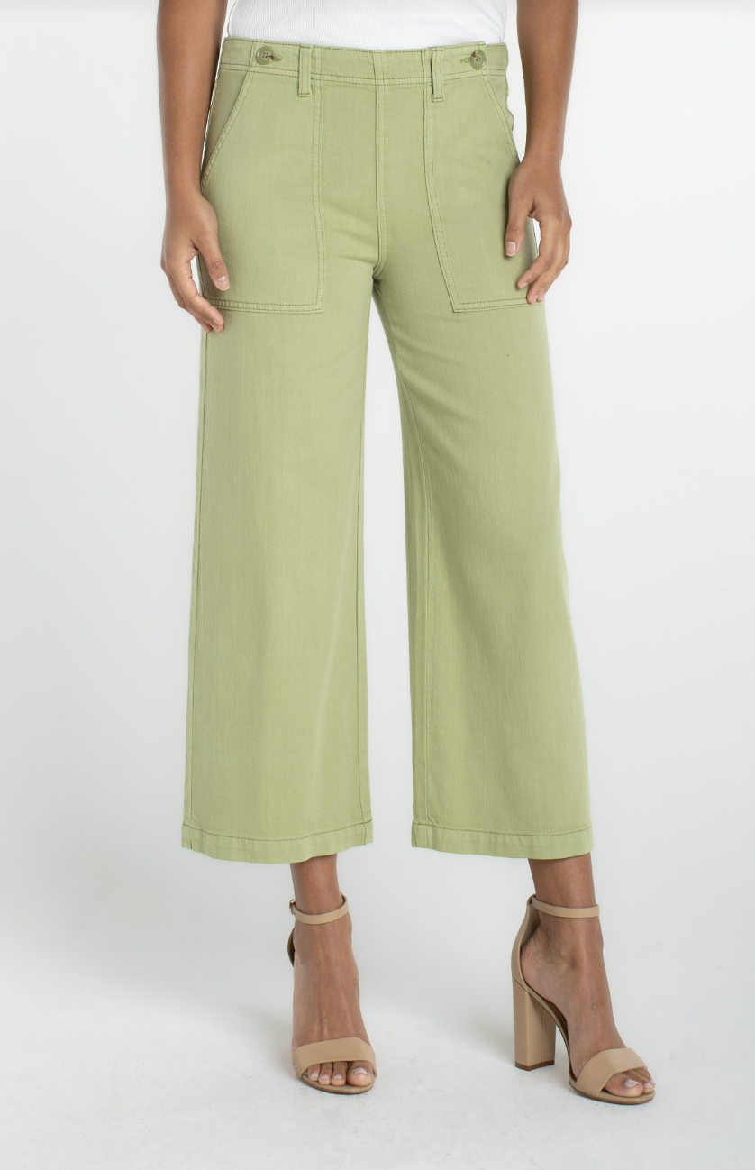Liverpool Garden Glow Crop Pants