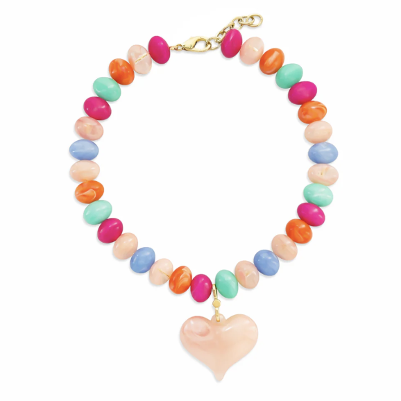 Sweetheart Beaded Necklace