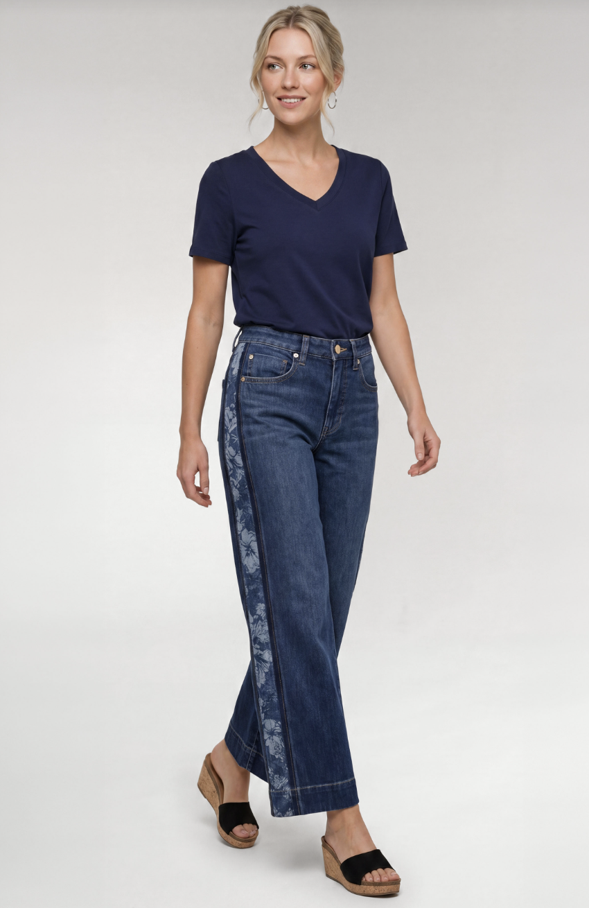Liverpool Stride Wide Leg Jeans
