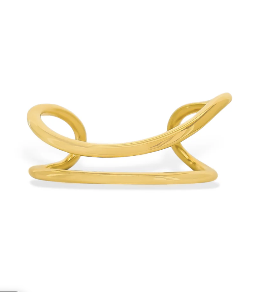 Golden Wave Cuff