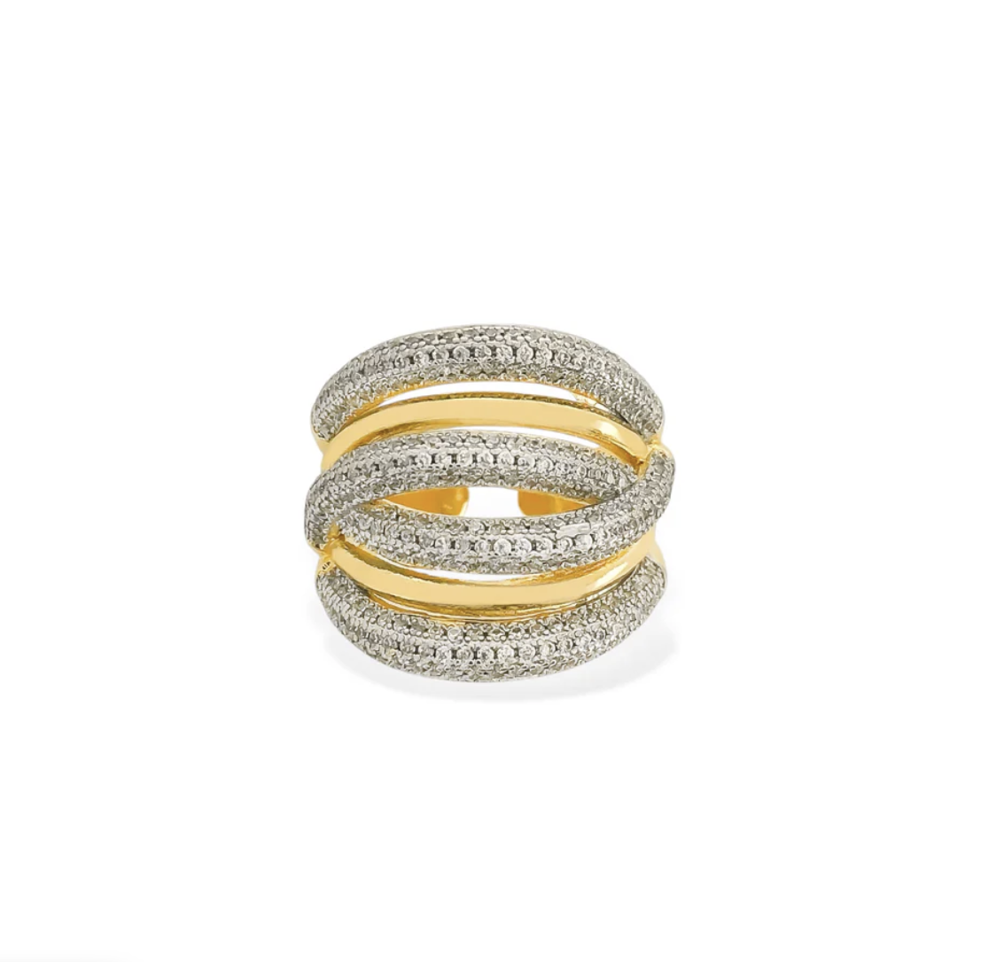 Twisted Elegance Ring