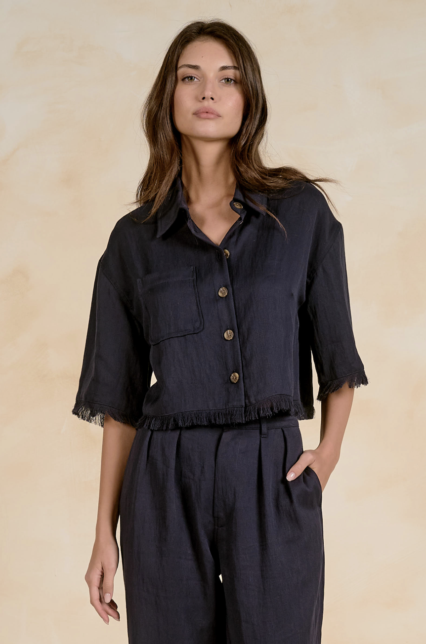 Sloane Fray Top