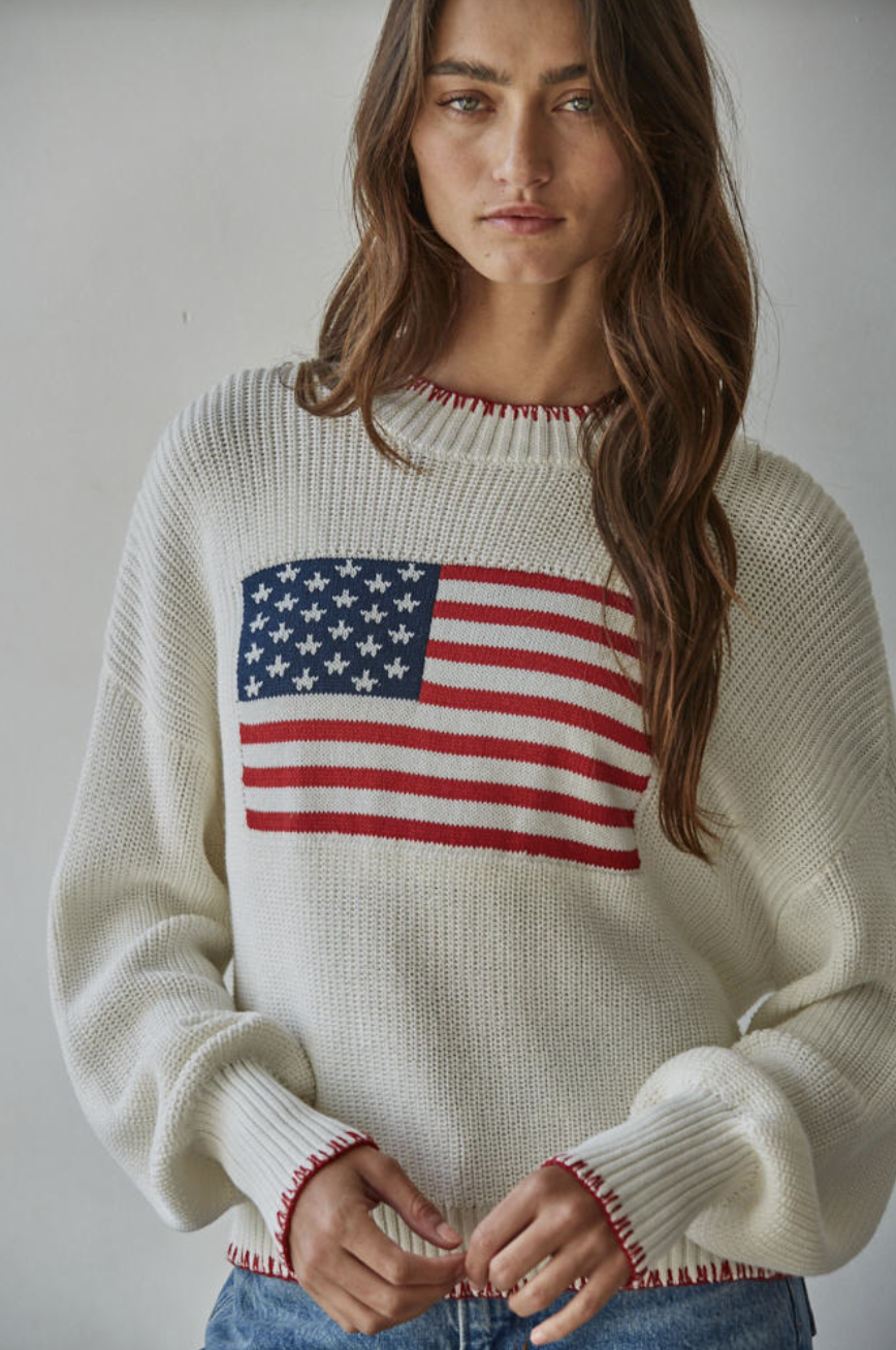 Americana Stitch Sweater