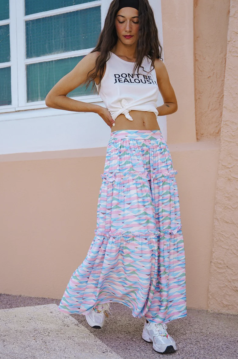 The Disco Palms Skirt