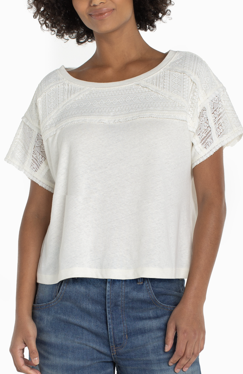 Liverpool Lace Whisper Top