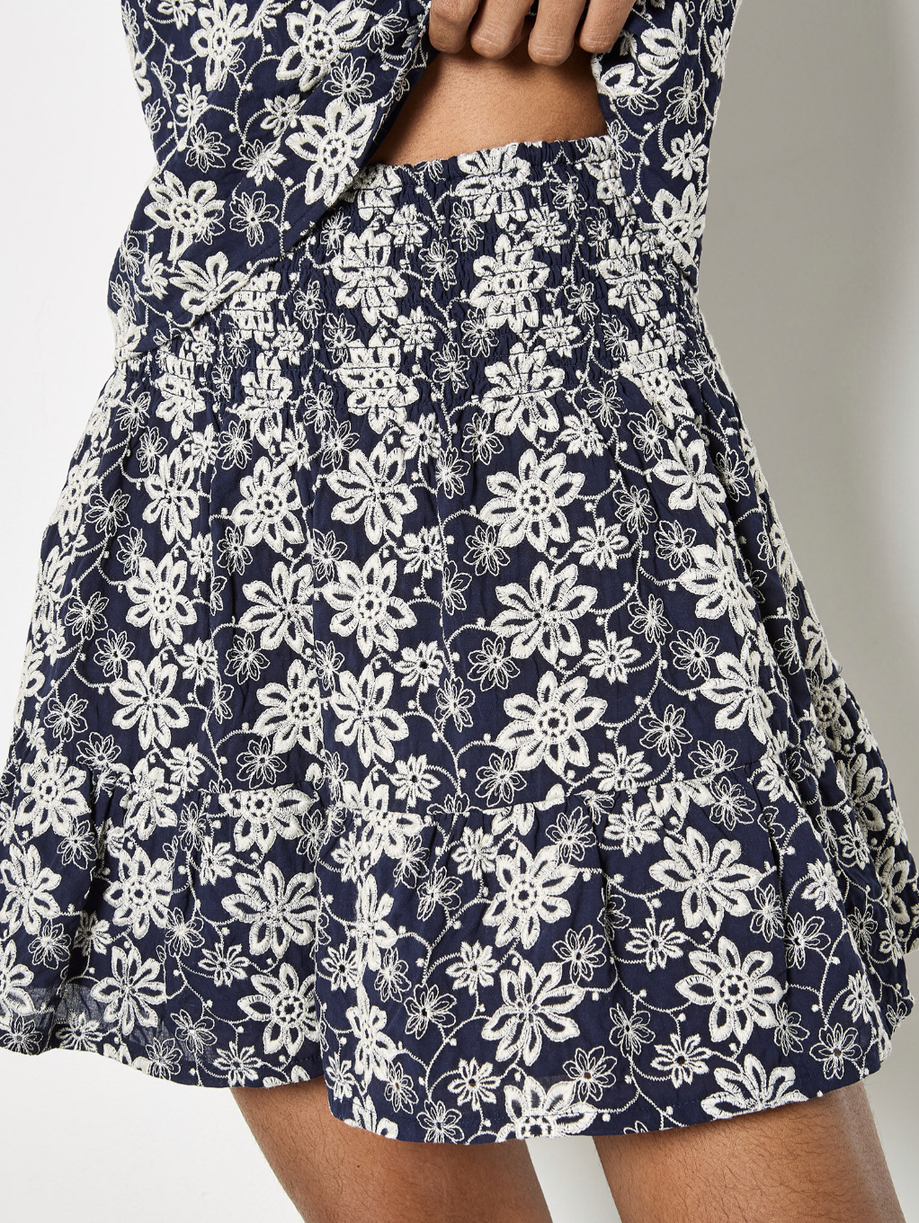 Match Made Floral Skirt