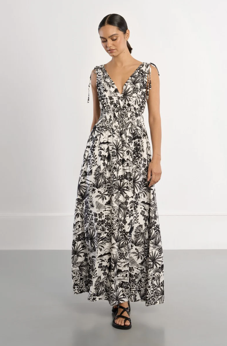 Island Ink Maxi Dress