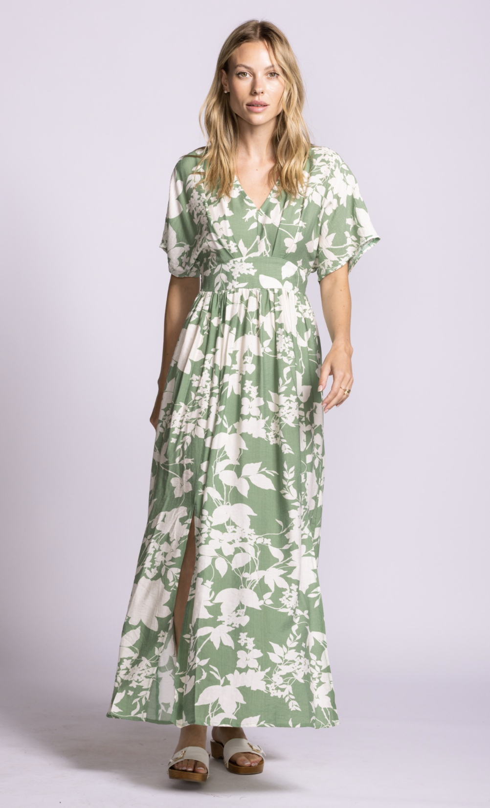 Palm Vine Maxi Dress
