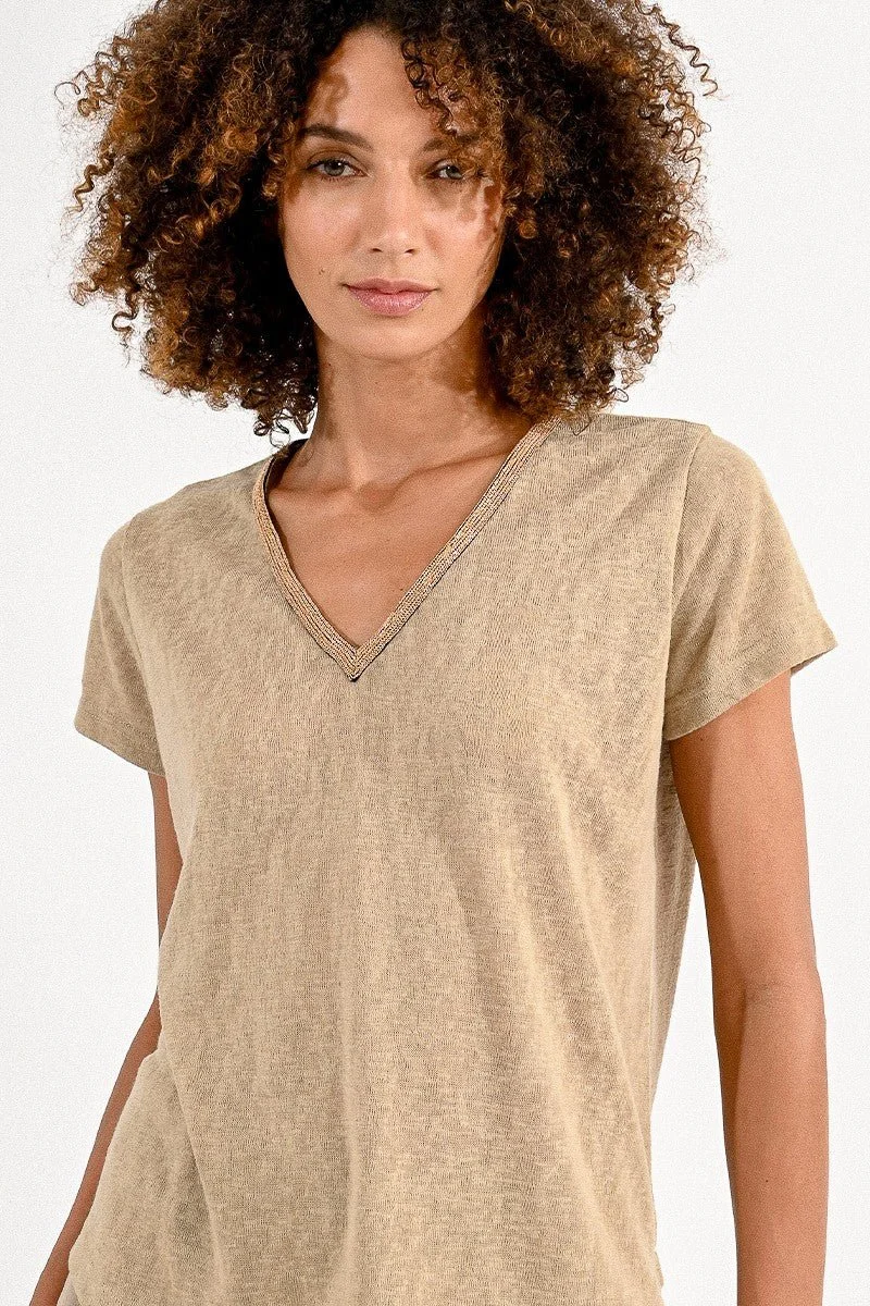 VNeck Flutter Tee — paper dolls ambler