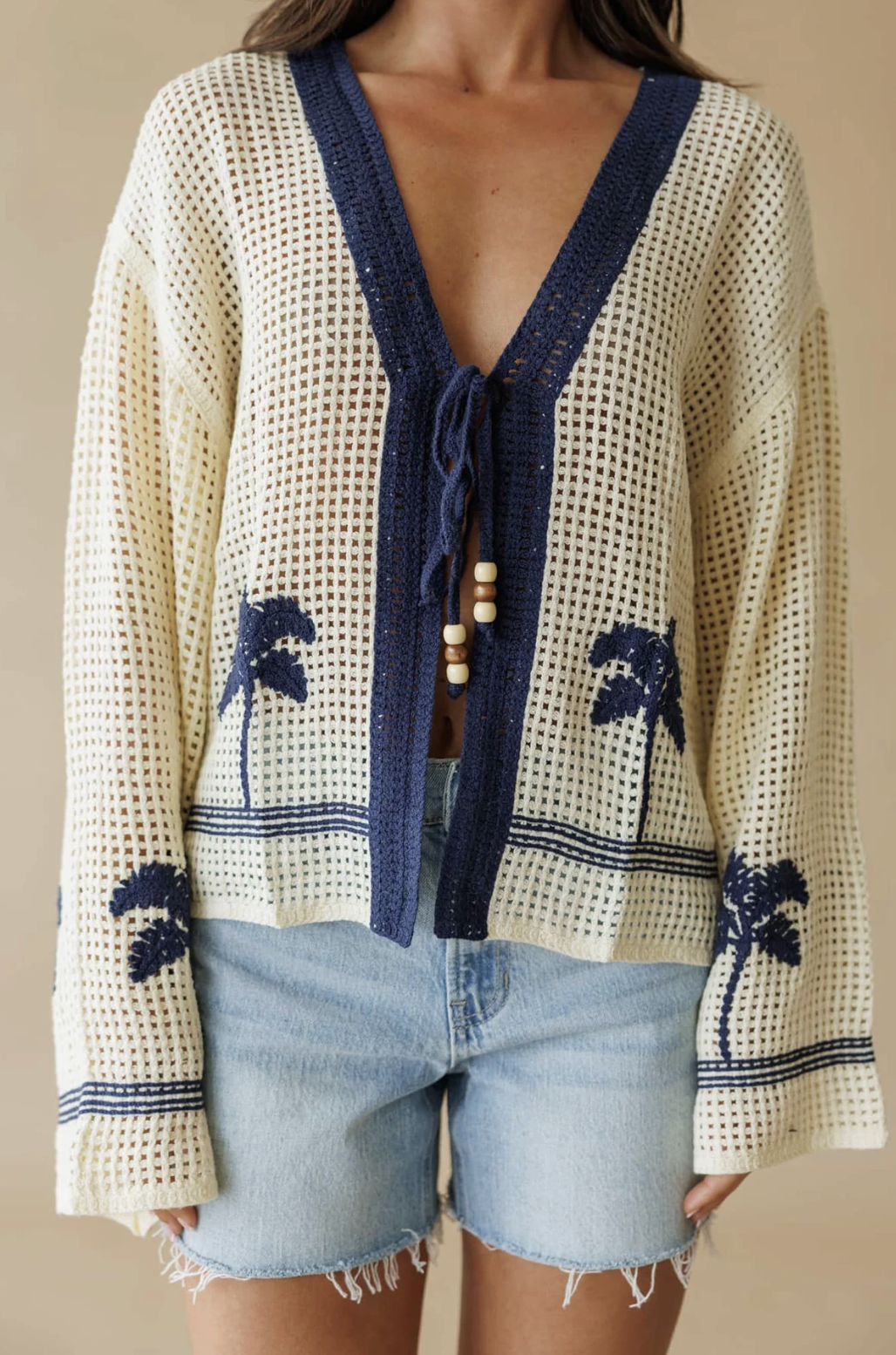 Palm Coast Crochet Cardigan