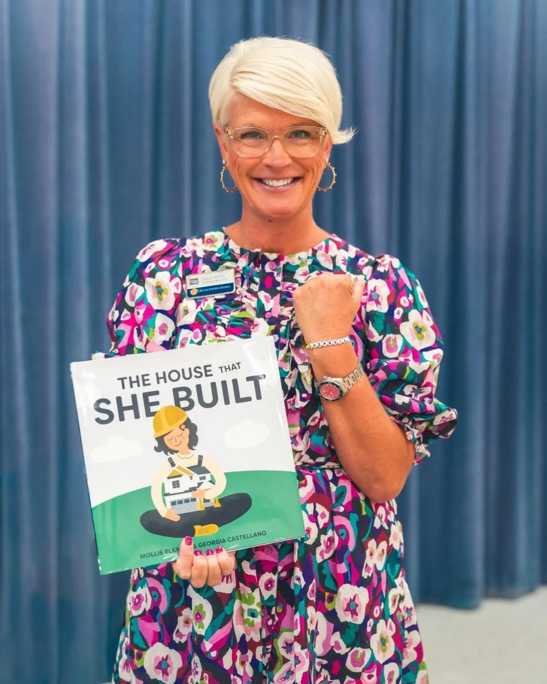 We&rsquo;re so proud of She Built Ambassador Leslie Groves, Division President of a home building company, who shared The House That She Built with the 4th and 5th graders at Alderman Road Elementary! Her enthusiasm lit up the room as students learne