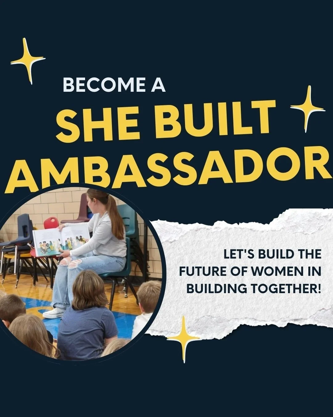 💪 There&rsquo;s never been a better time to become a She Built Ambassador! Ambassadors play a pivotal role in scaling our mission and engaging children and communities across the country.

If you&rsquo;re passionate about the building and constructi
