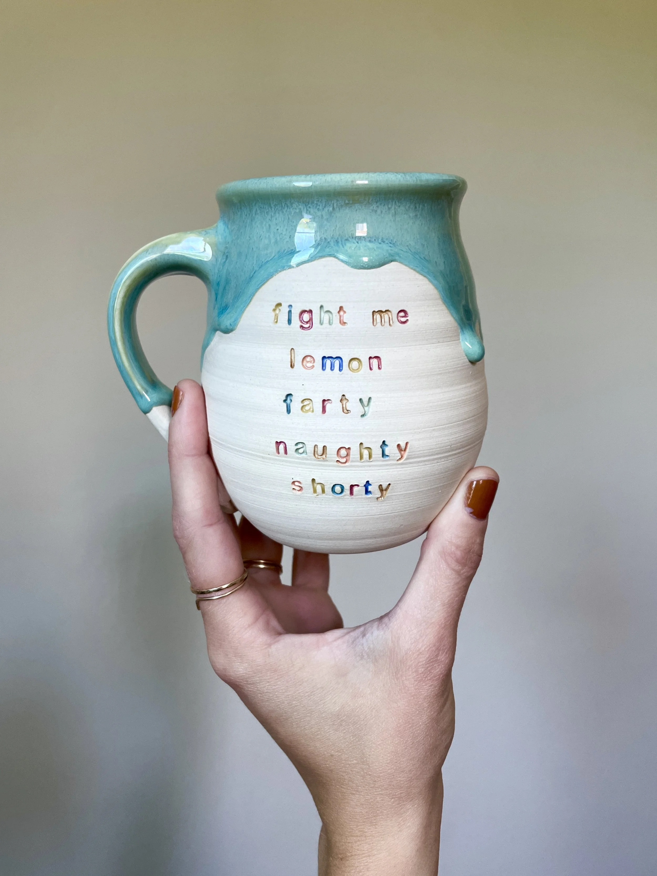PRE-ORDER misheard lyric mug