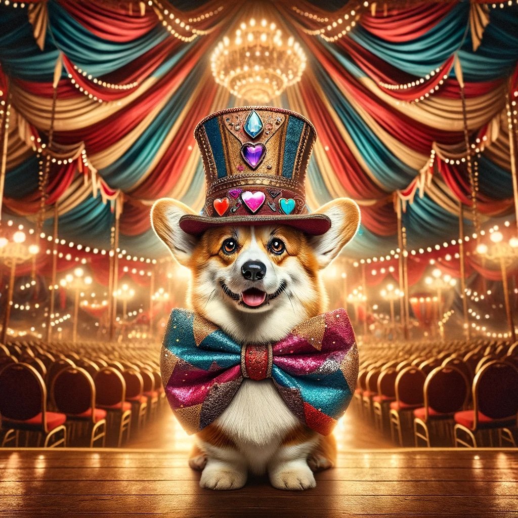 BOWTIE BUDDIES PET VITAMINS- CORGI CIRCUS IMAGE.jpg