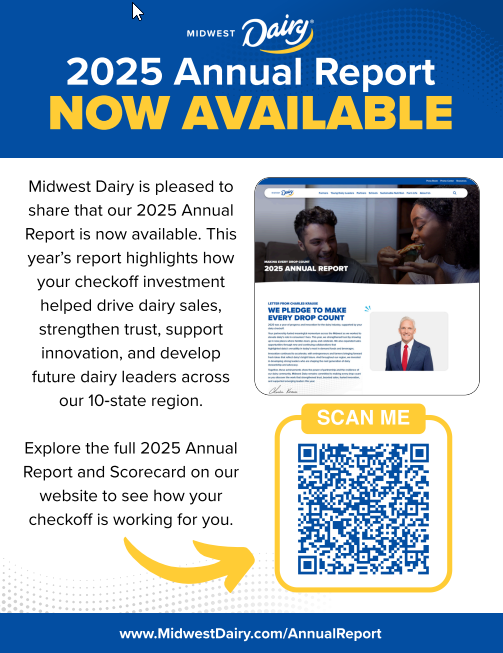 Midwest Dairy Releases 2025 Annual Report Showcasing Impact, Innovation, and Checkoff Stewardship
