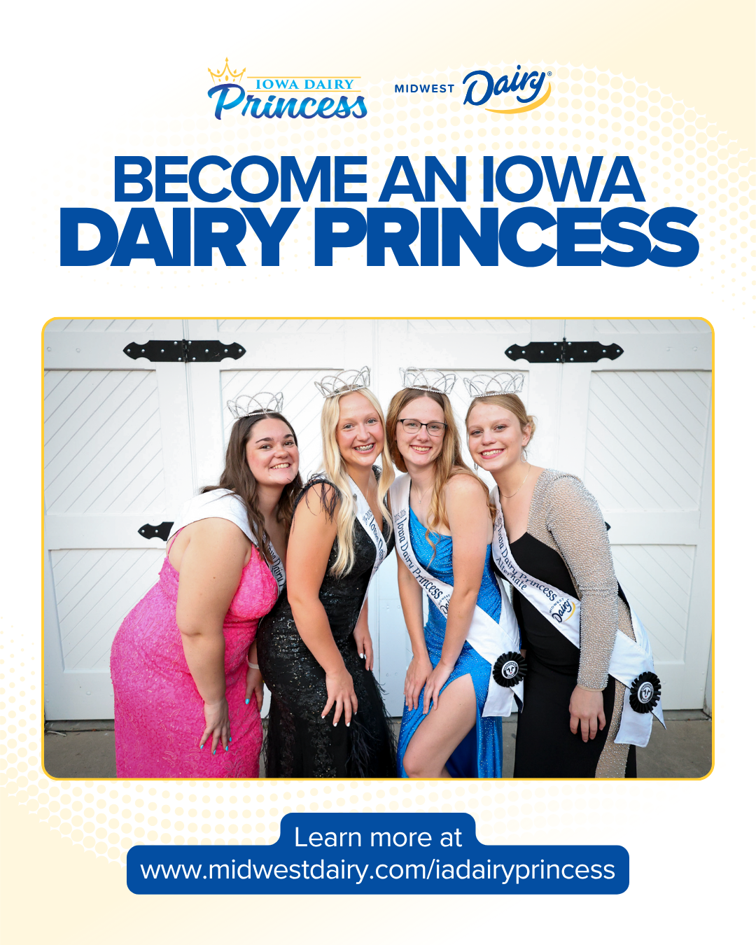 Iowa Dairy Princess Contest and Youth Workshop Registration Open