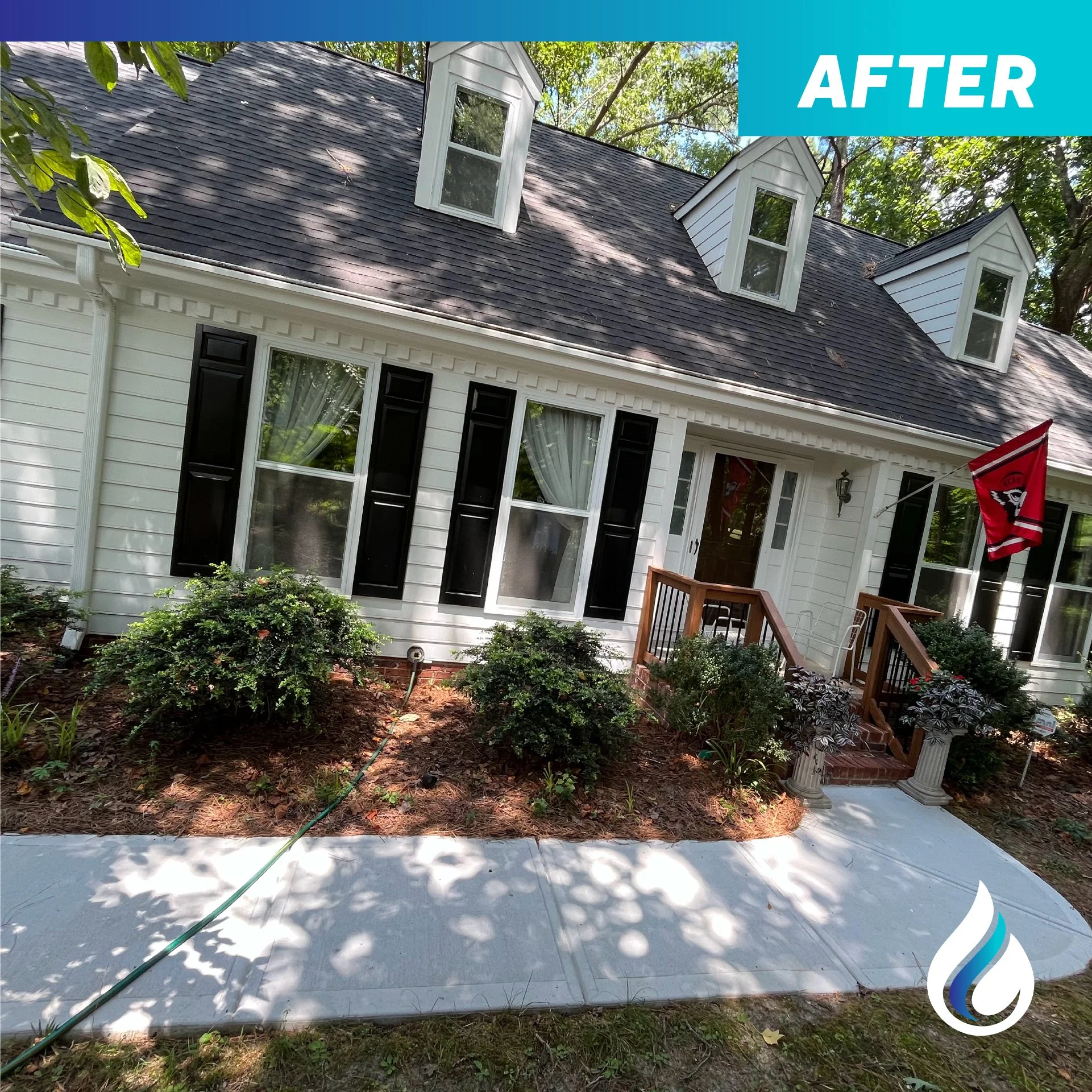 Home and Sidewalk (After)