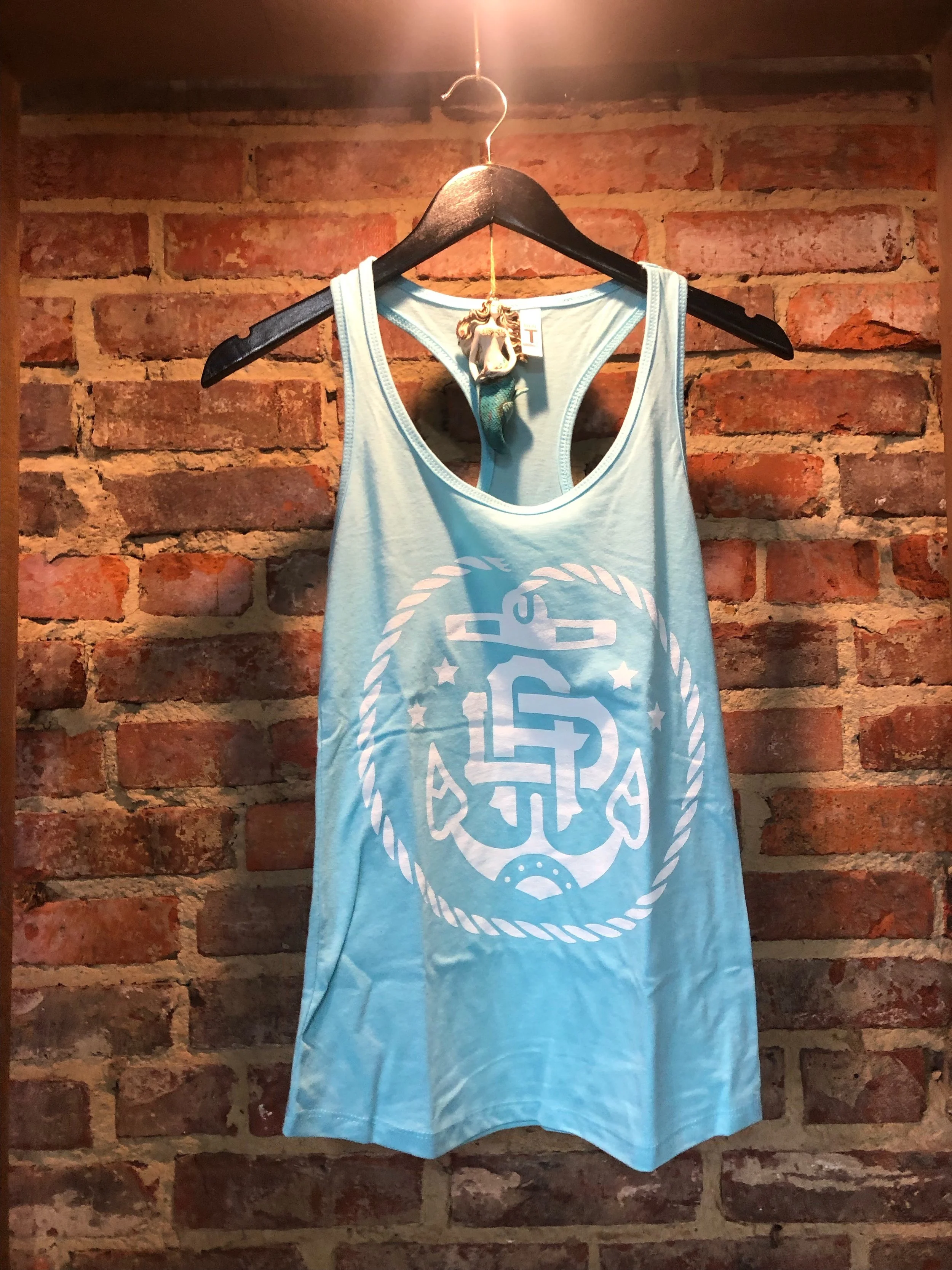 Dead Ahead Tattoo Co. Ice Blue Tank